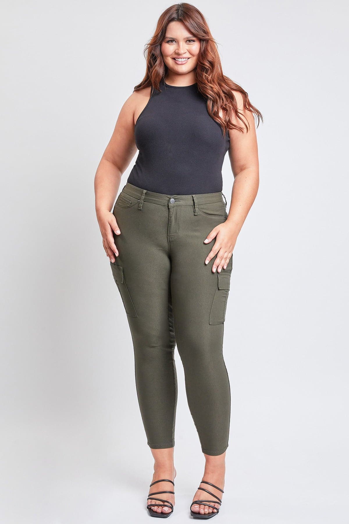 Women's Plus Hyperstretch Skinny Cargo Pants