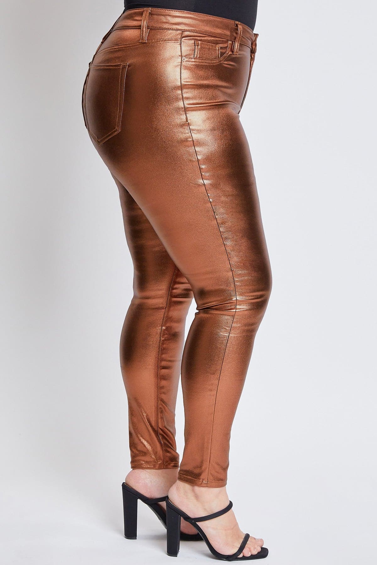 Women's Plus Metallic Skinny Pants