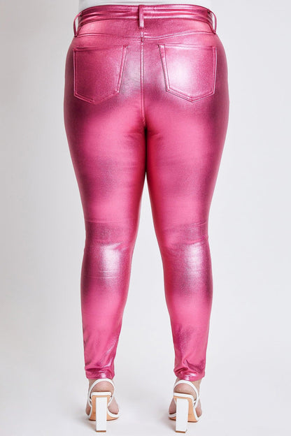 Women's Plus Metallic Skinny Pants