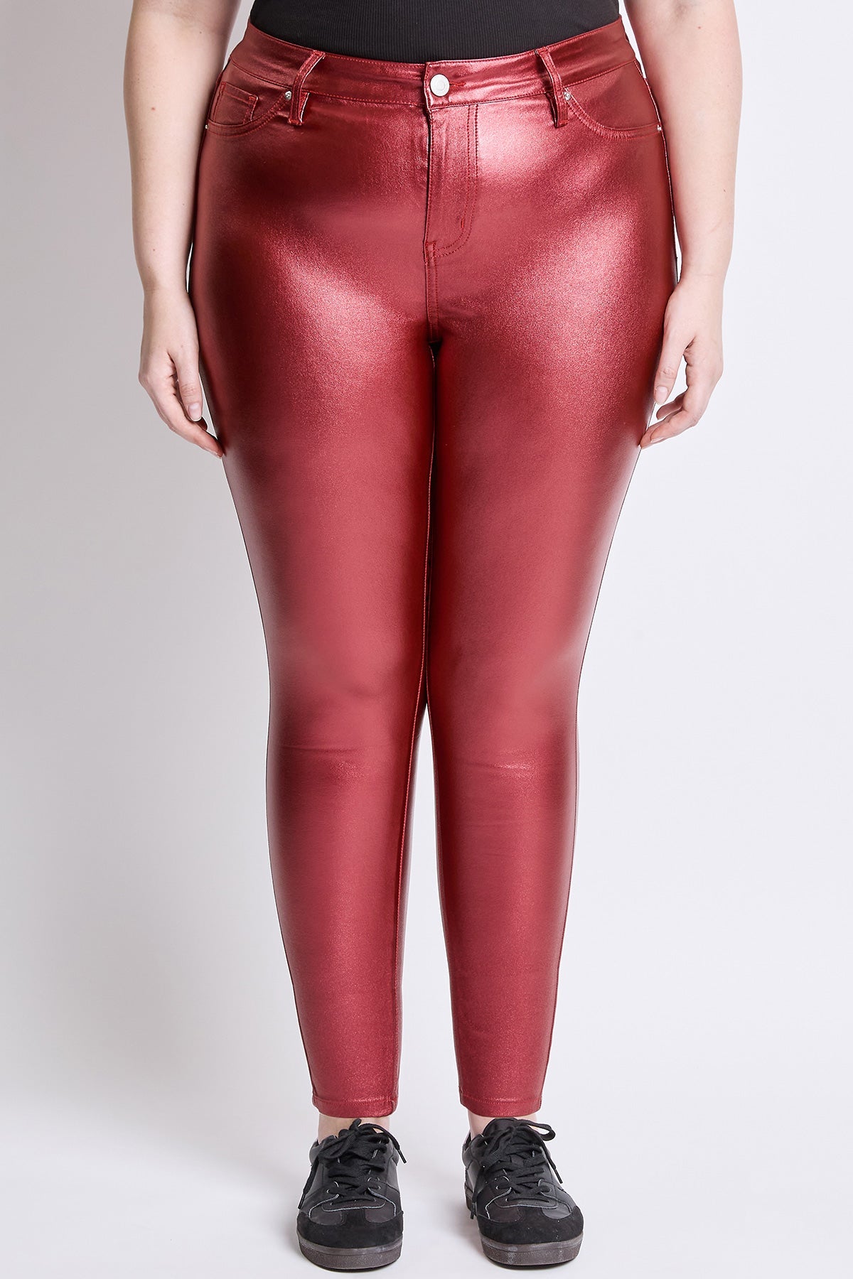 Women's Plus Metallic Skinny Pants