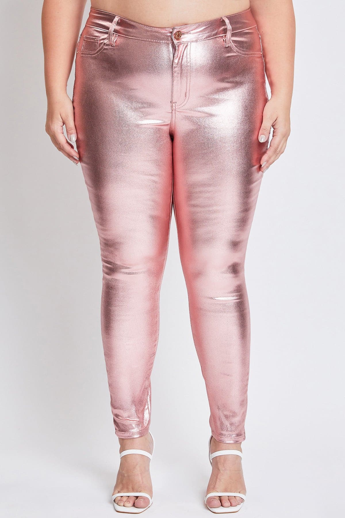 Women's Plus Metallic Skinny Pants