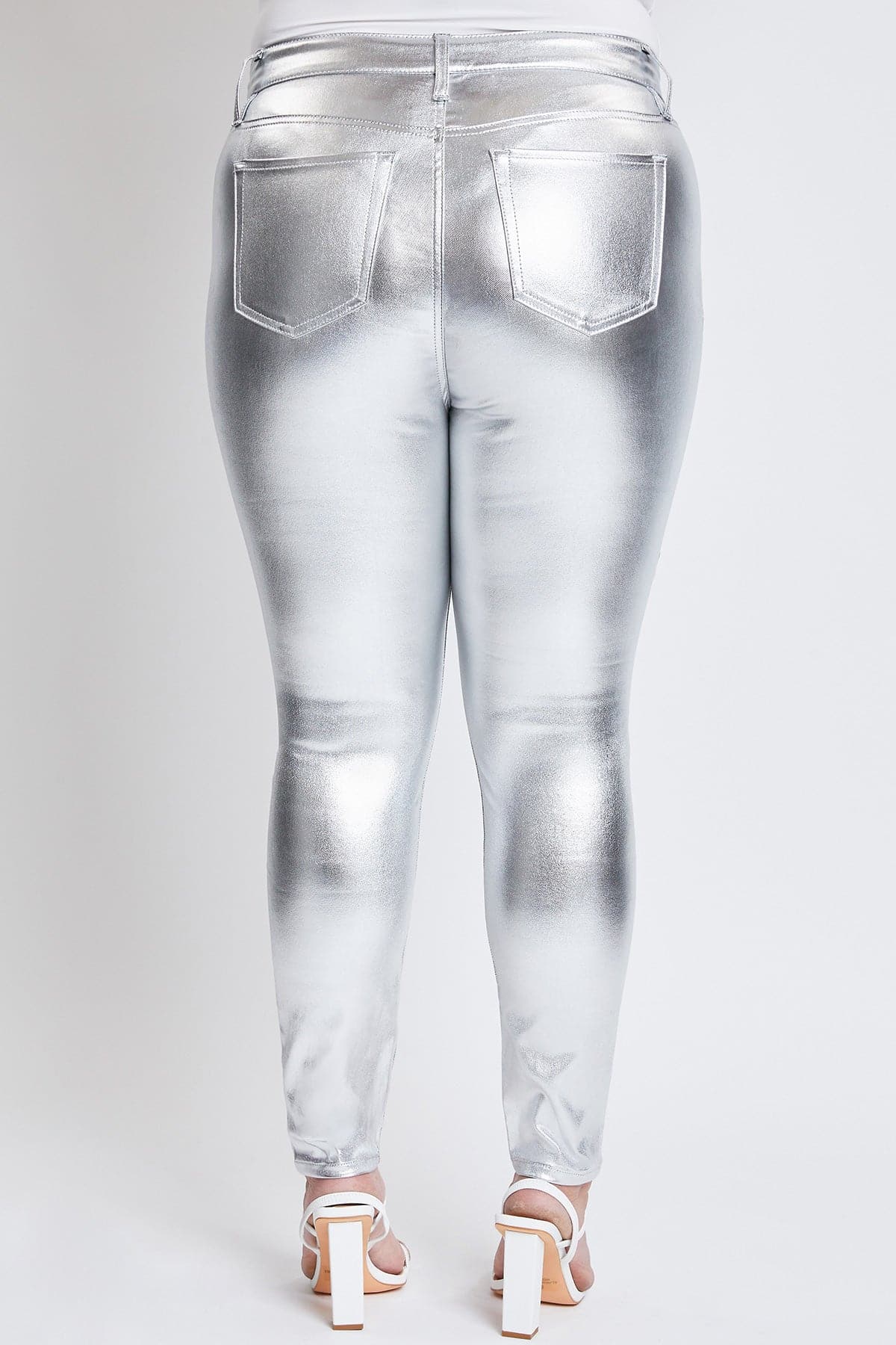 Women's Plus Metallic Skinny Pants