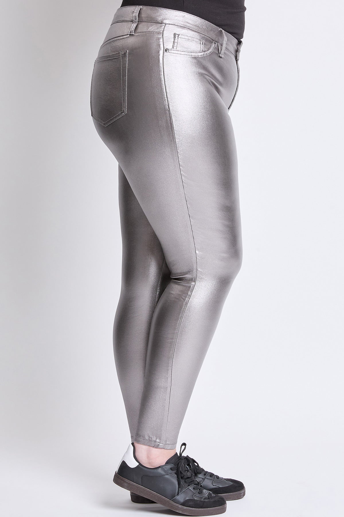 Women's Plus Metallic Skinny Pants