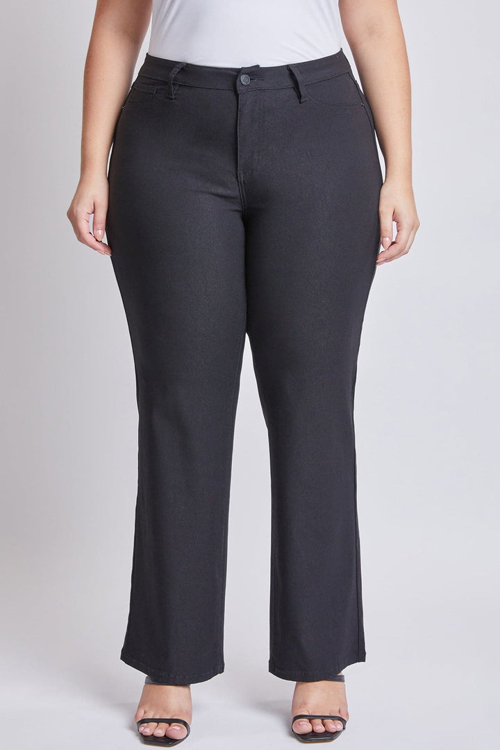 Women's Plus Hyperstretch Wide Leg Pants, Black