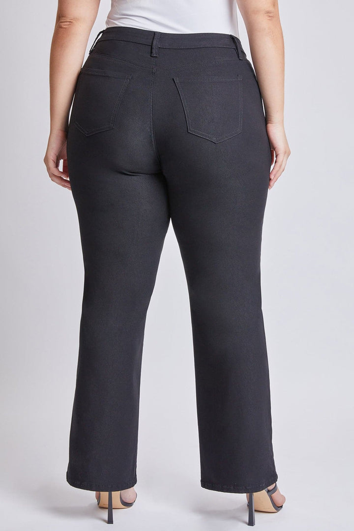 Women's Plus Hyperstretch Wide Leg Pants, Black