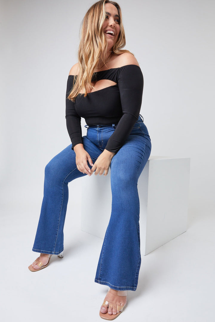 Women's Plus Essential HyperDenim Flare Jeans