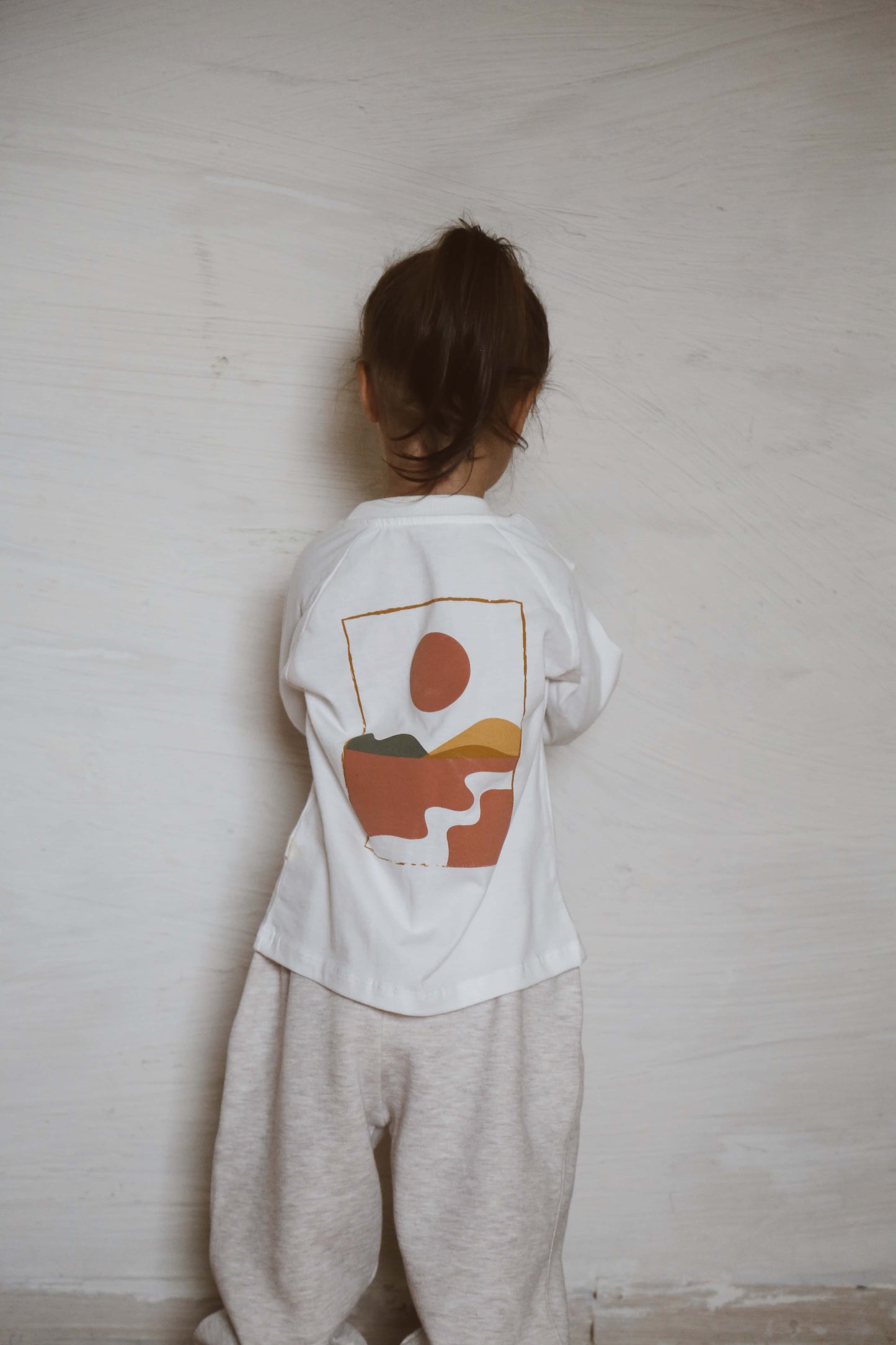 Long Sleeve Ecru T-Shirt