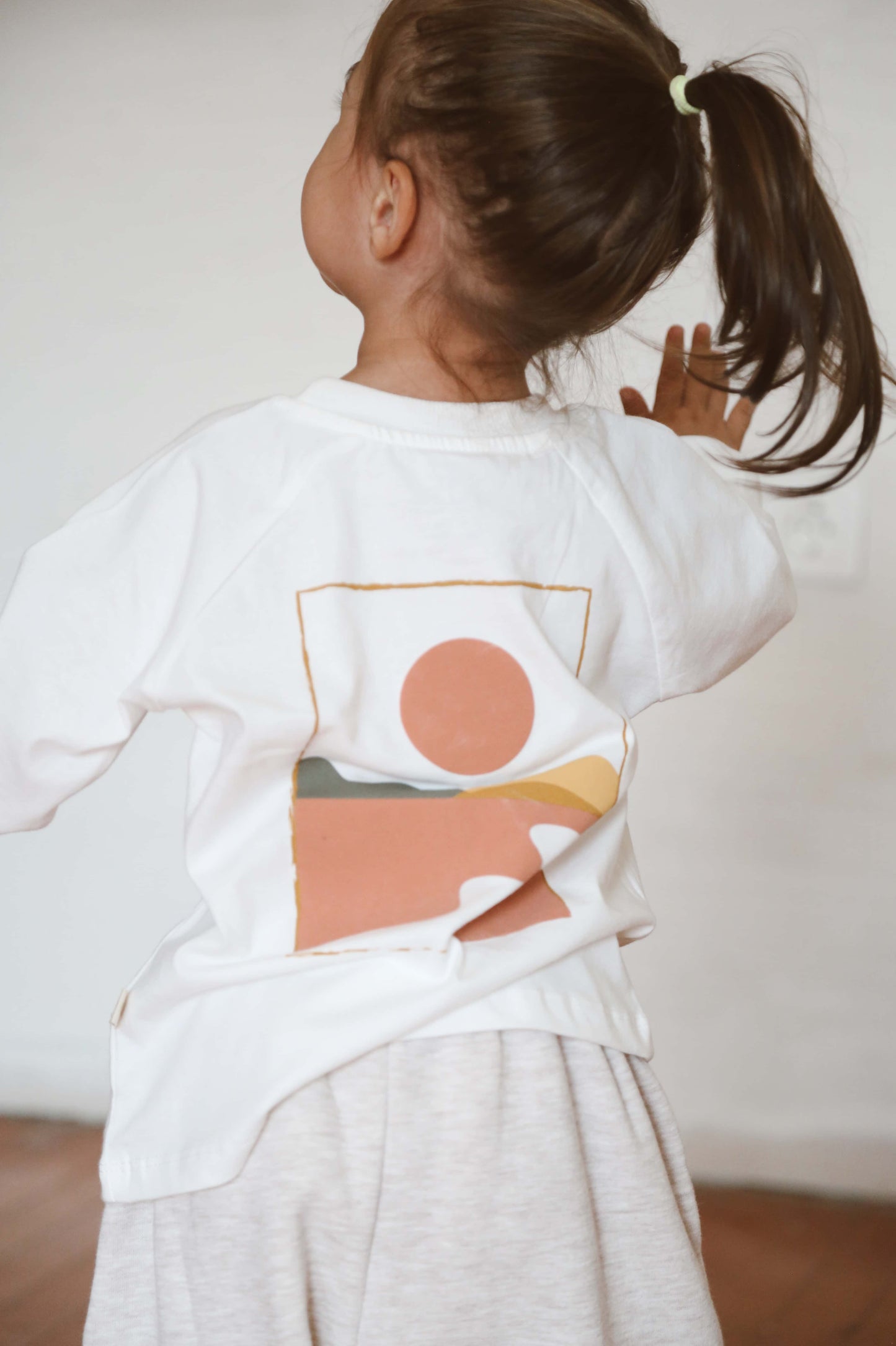 Long Sleeve Ecru T-Shirt