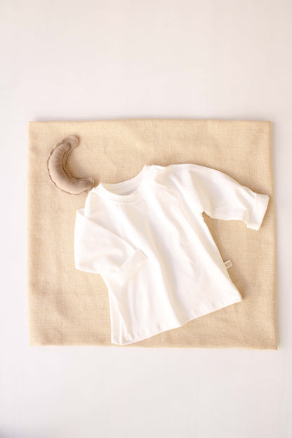 Long Sleeve Ecru T-Shirt