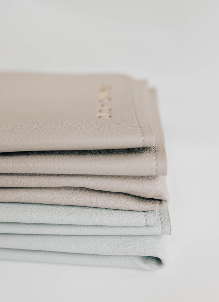 Vegan Leather Changing Mat | Grey