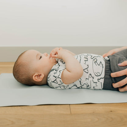 Vegan Leather Changing Mat | Cream