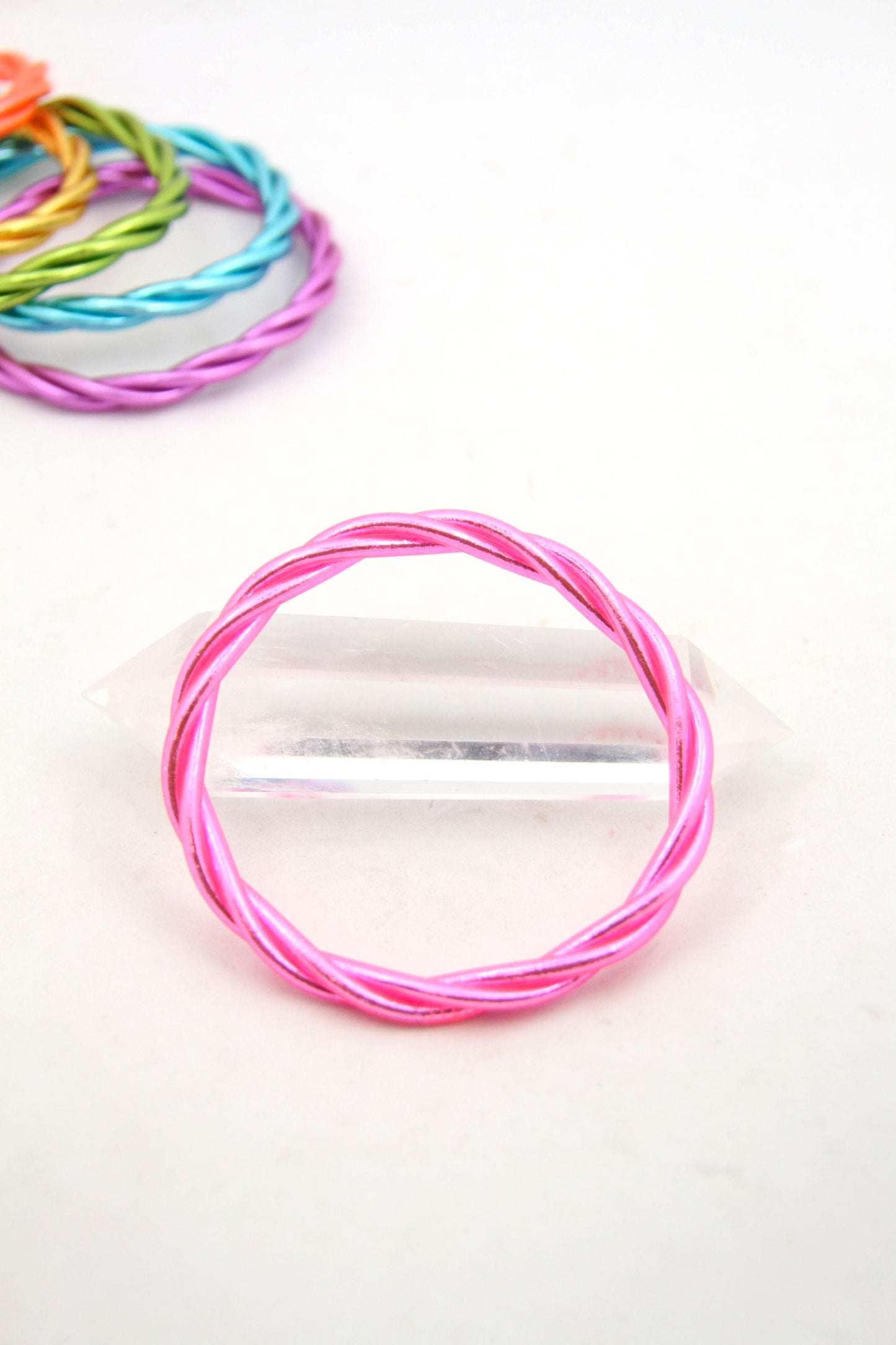 Twisted Thai Buddhist Temple Bracelets, Mantra Bangle, Kumlai, Colors & Sizes Available