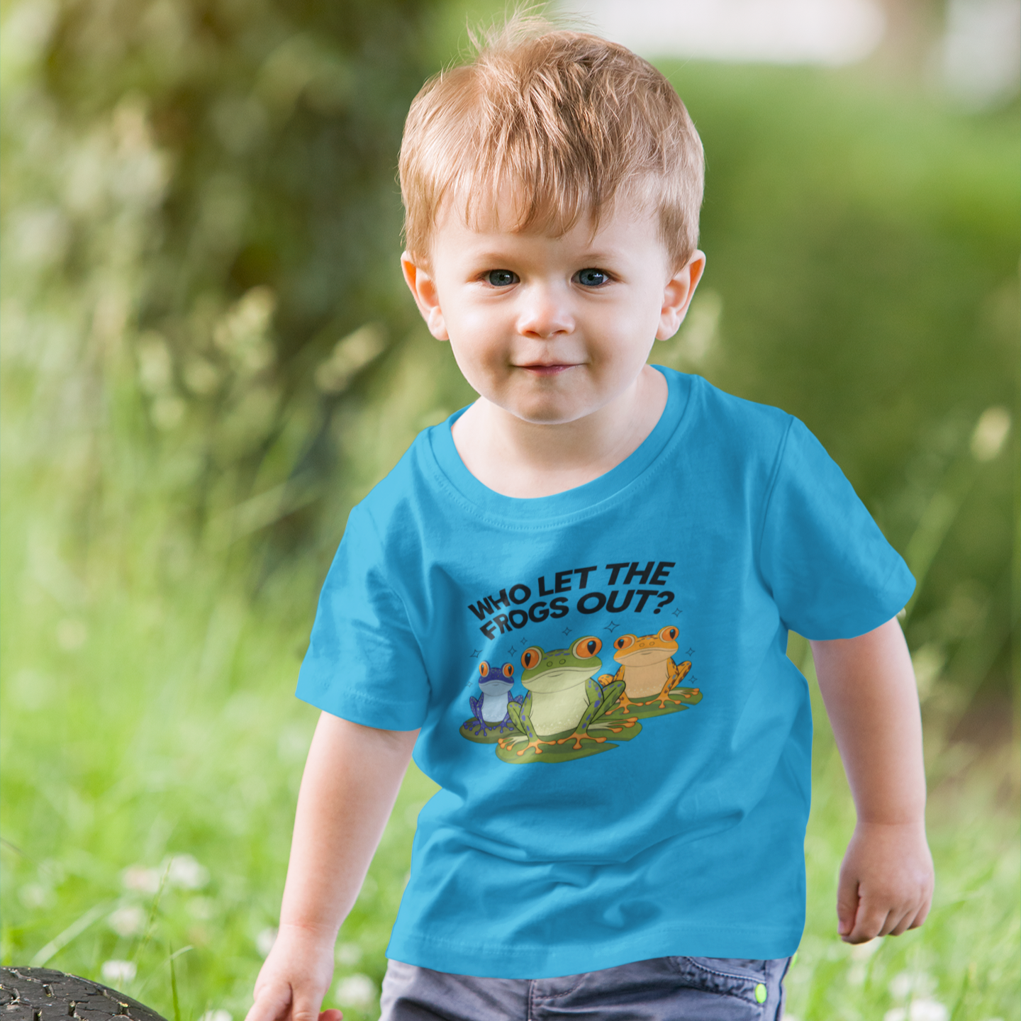 Who Let the Frogs Out Graphic Tee