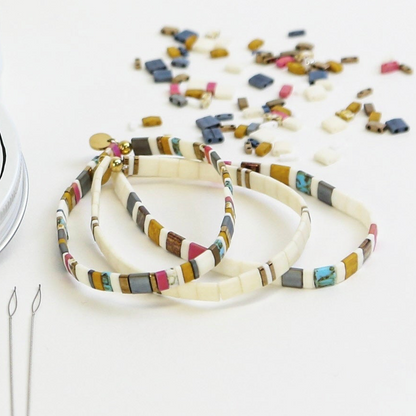 CAROLINA BEACHES - Tila Bracelet Making Kit - 3 Bracelets