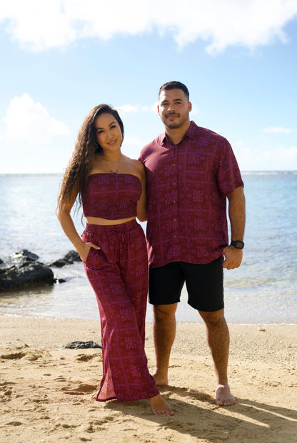 Kiki Smocked Top in Mango Sunset