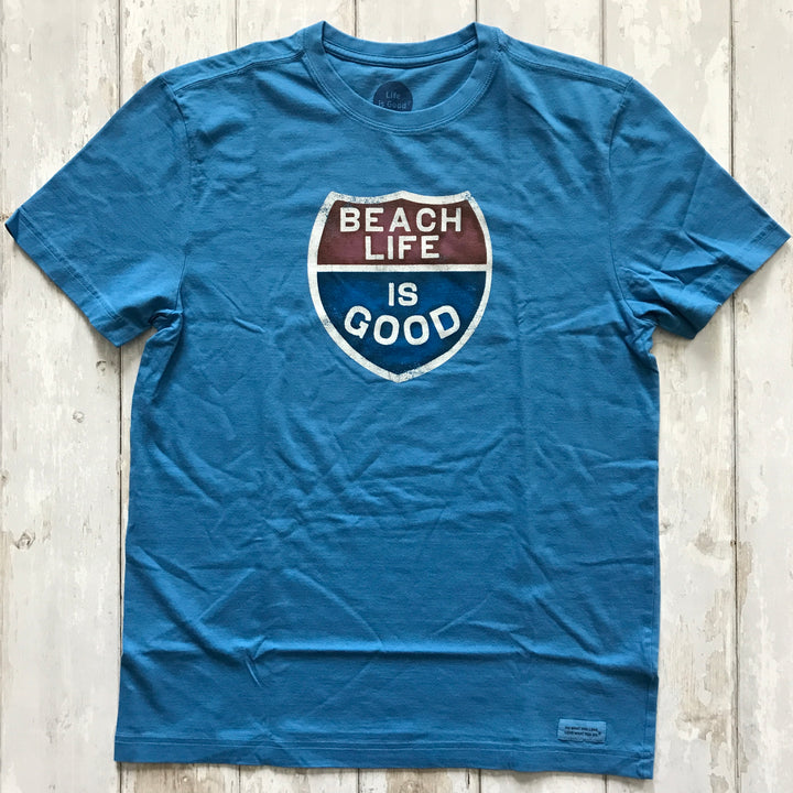 Beach Life is Good Mens Tee