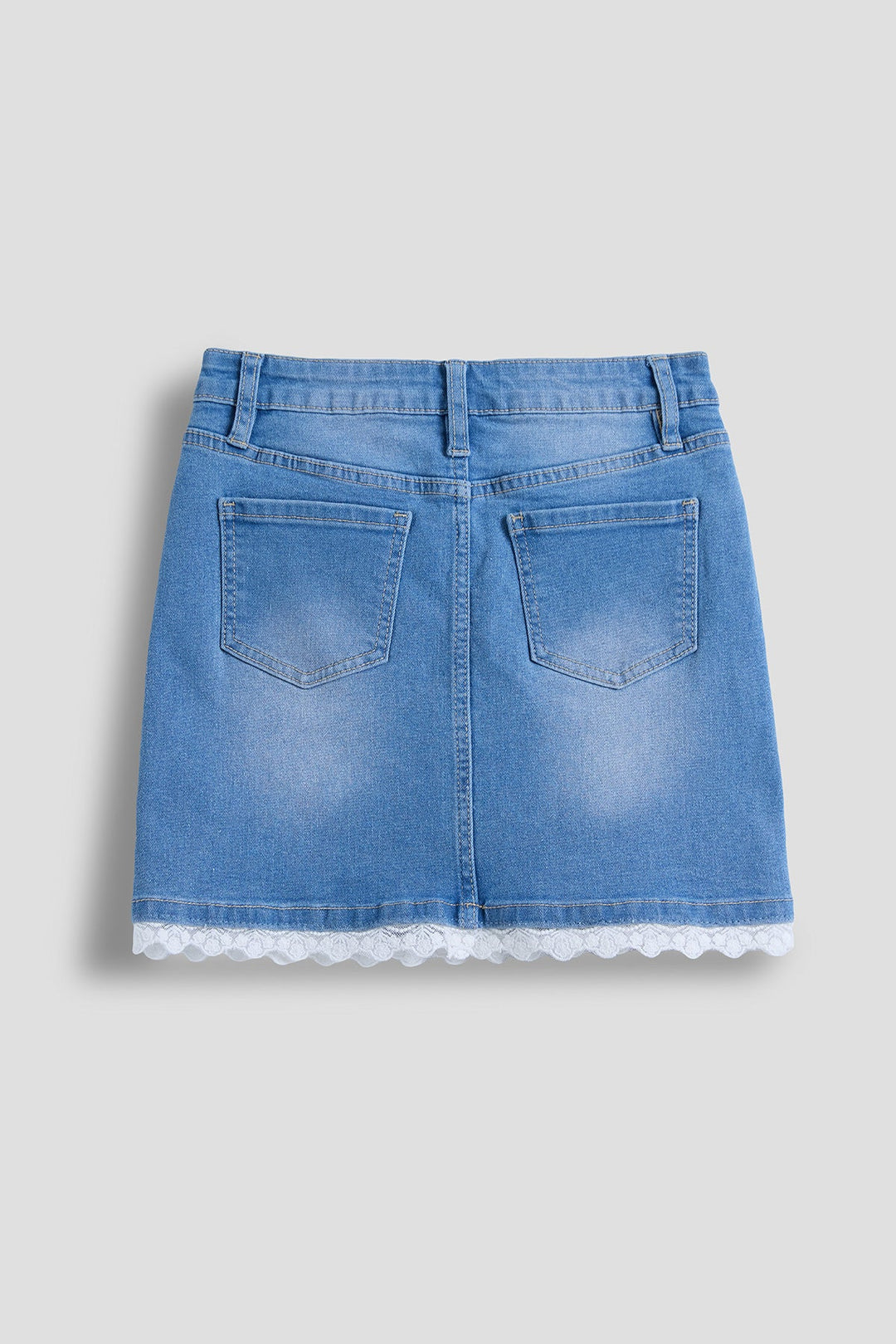 Girls Lace Trim Skirt