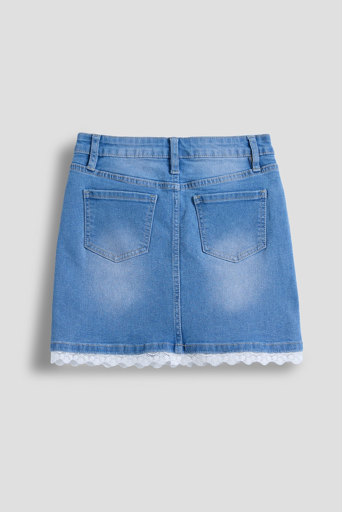 Girls Lace Trim Skirt