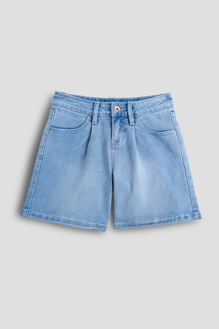 Girls Front Pleat Jort