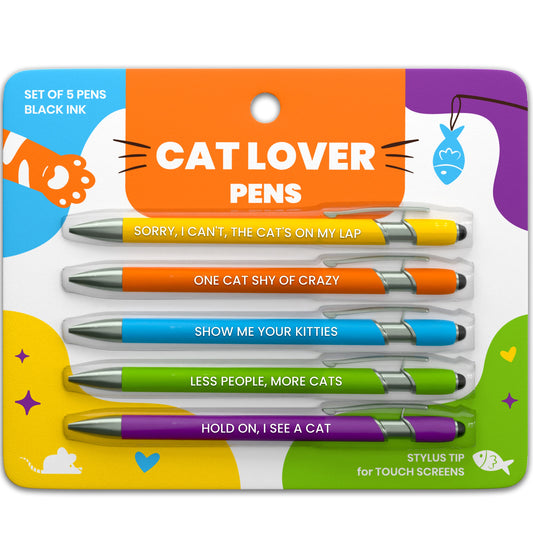 Cat-Themed Stylus Pen Sets