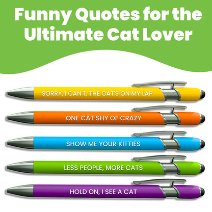 Cat-Themed Stylus Pen Sets