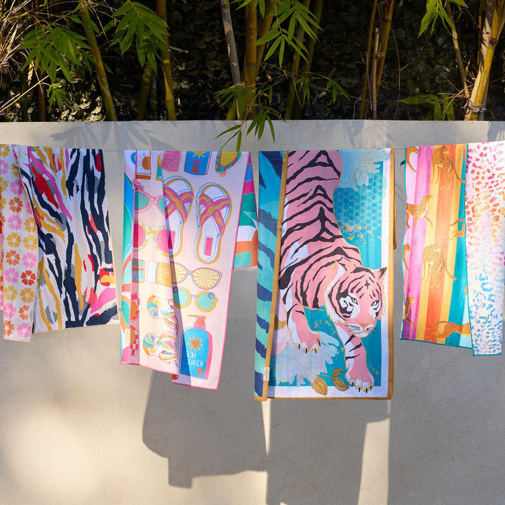 Bengal Abstract Microfiber Go Big Towel