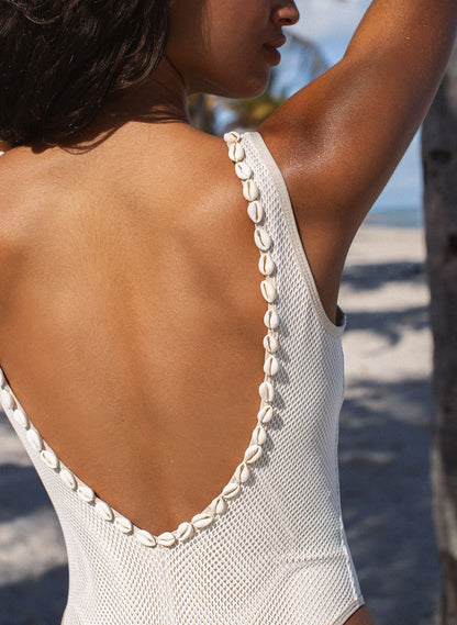 Limited Edition One-Piece - 'Goddess of The Shells' | Sun Forged Gold