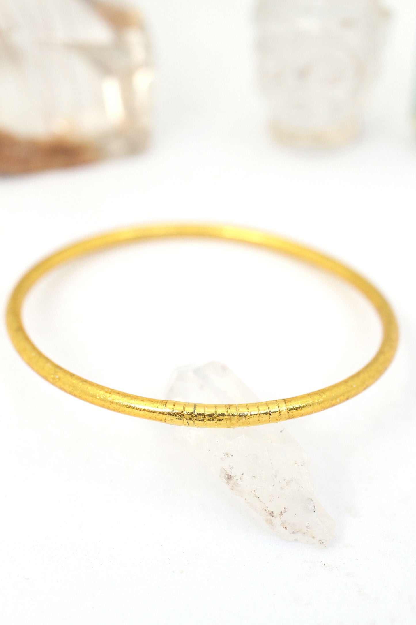 Thin Thai Buddhist Temple Bracelets, Rose Gold, Gold, Silver Mantra Bangle, Sizes Available
