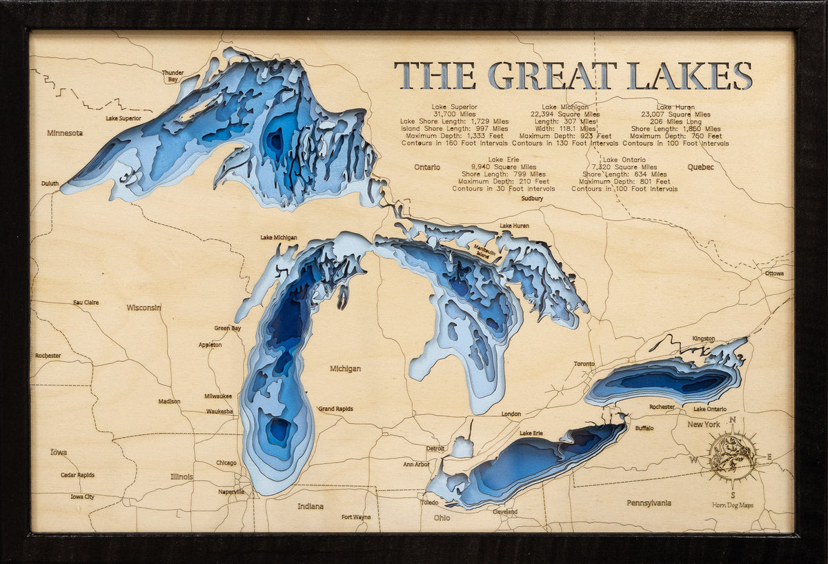 All 5 Great Lakes