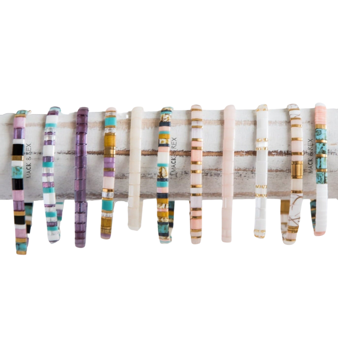 HAPPY PASTELS - Tila Bead Bracelets