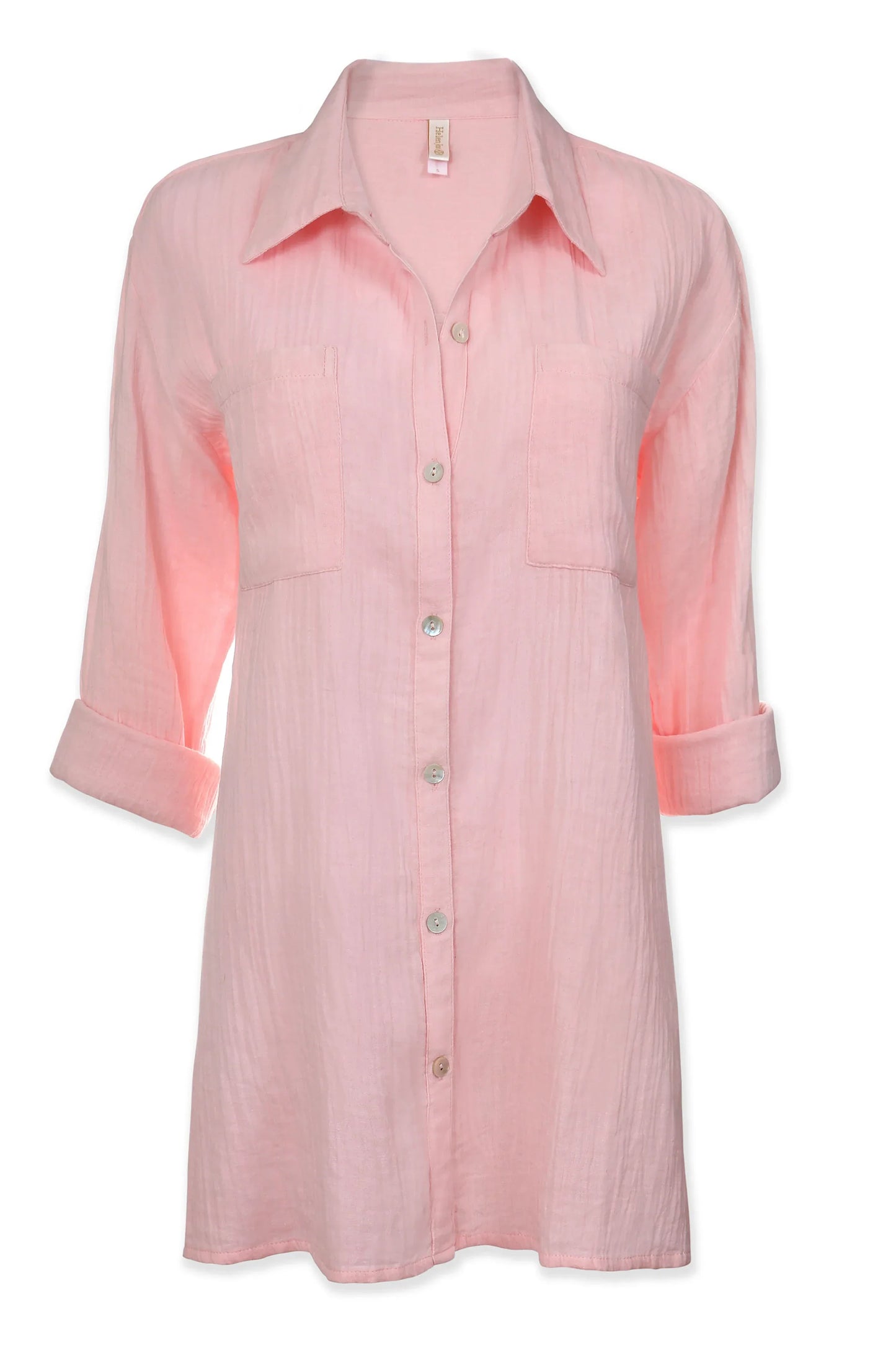 Island Shirt  |  Shell Pink