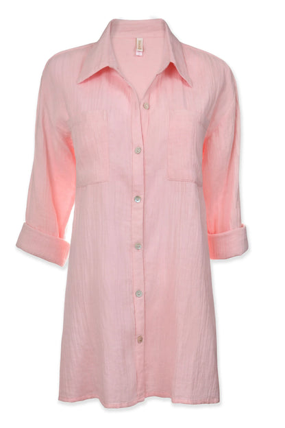 Island Shirt  |  Shell Pink