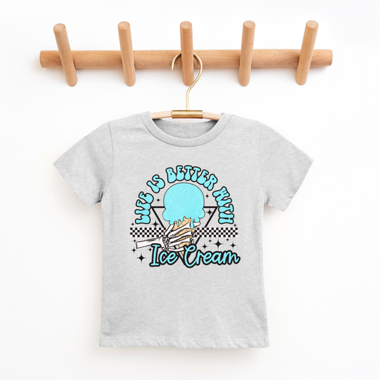 Life Is Better With Ice Cream Graphic Tee