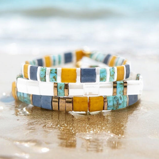 INDIE - Tila Bead Bracelet Stack