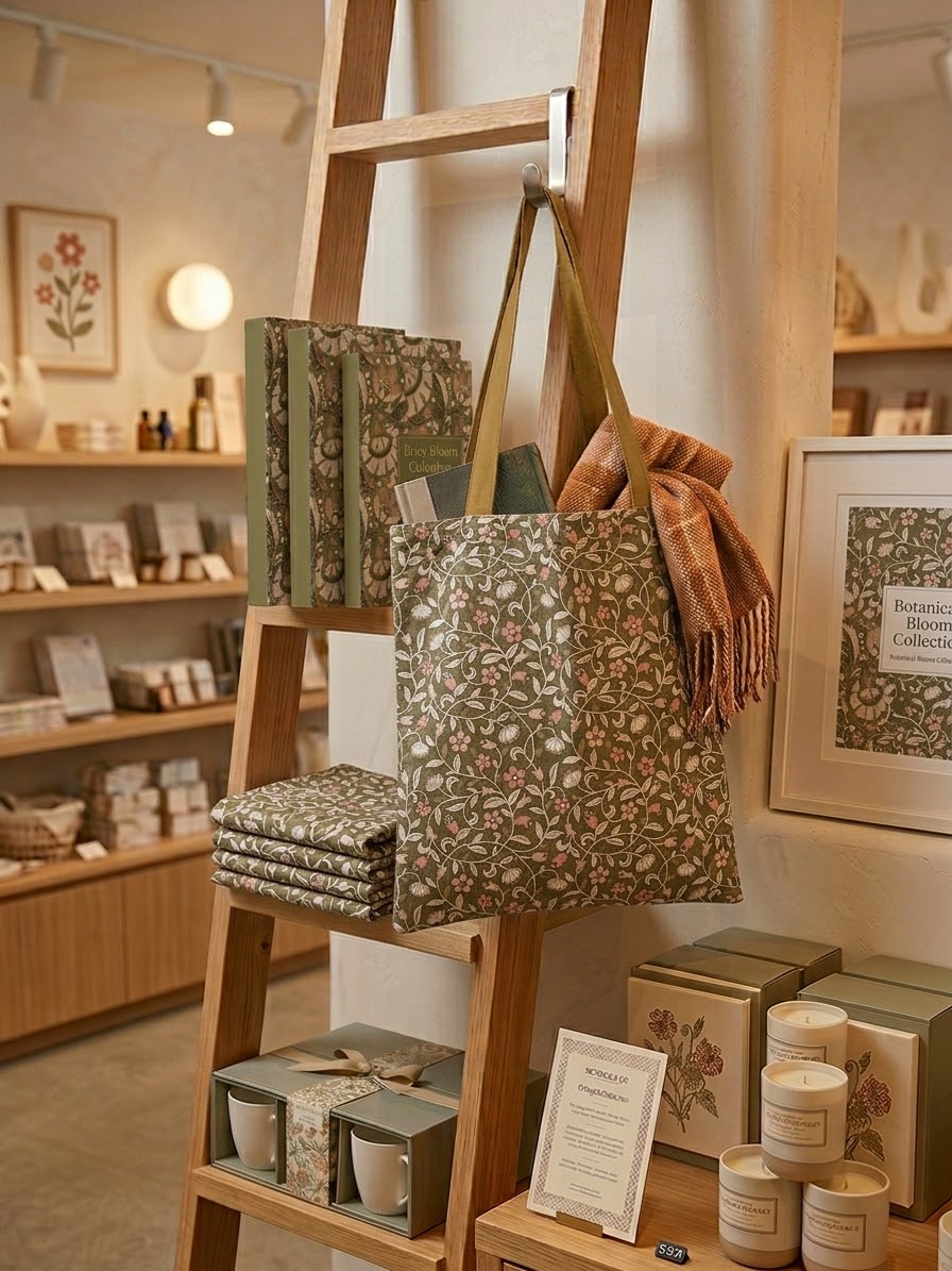 Floral Canvas Tote Bags