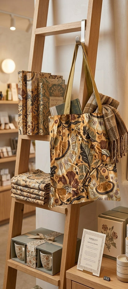 Boho Canvas Tote Bags