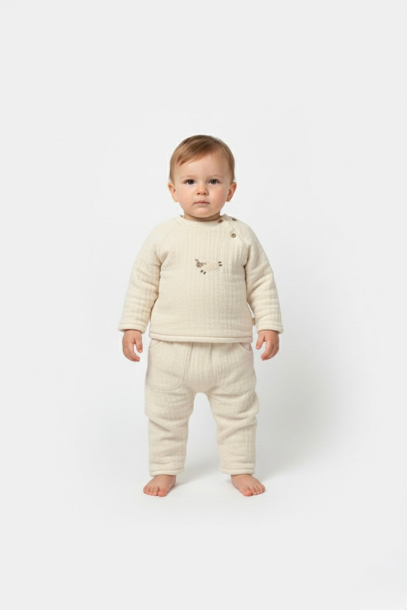 Little Lamb Muslin 2-Piece Set
