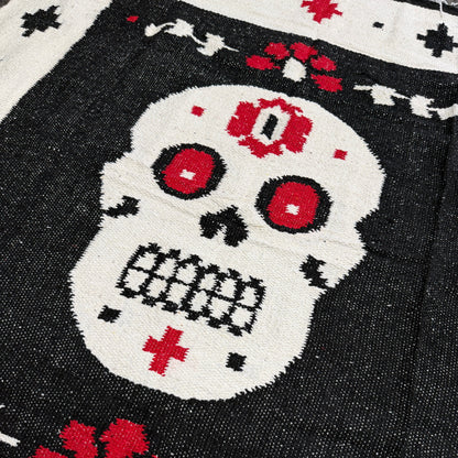 Day of The Dead Mexican Blanket | Dia de los Muertos