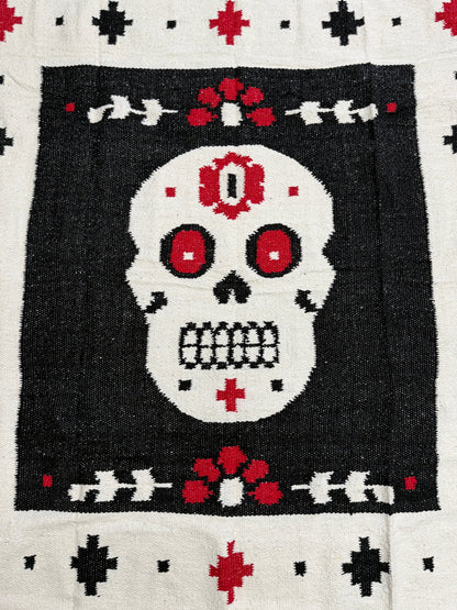 Day of The Dead Mexican Blanket | Dia de los Muertos