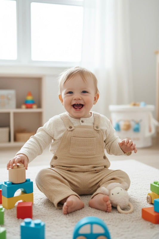 Muslin 2 Piece Apricot Set