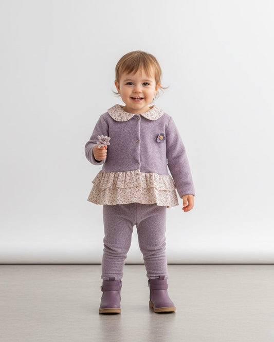 Amelia Set – Lilac with Top & Leggings