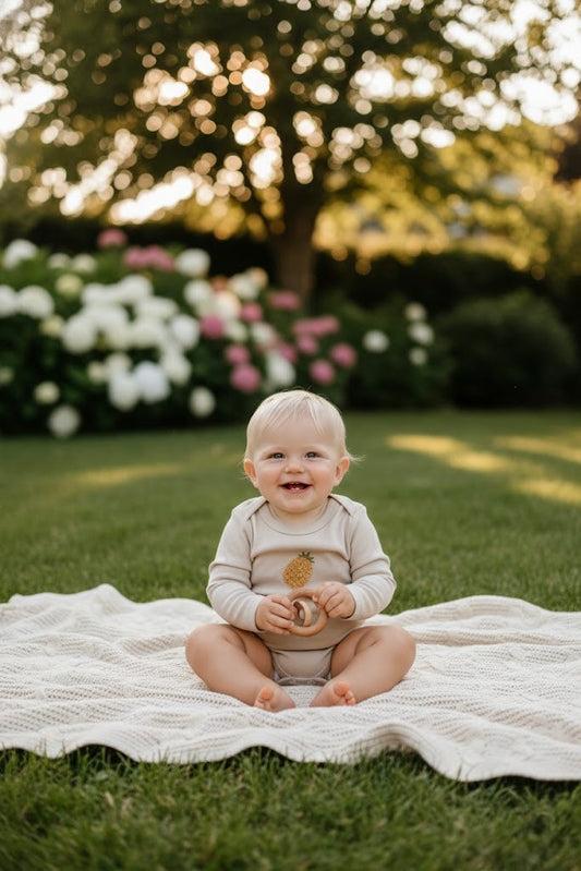 Pineapple Long Sleeve Bodysuit