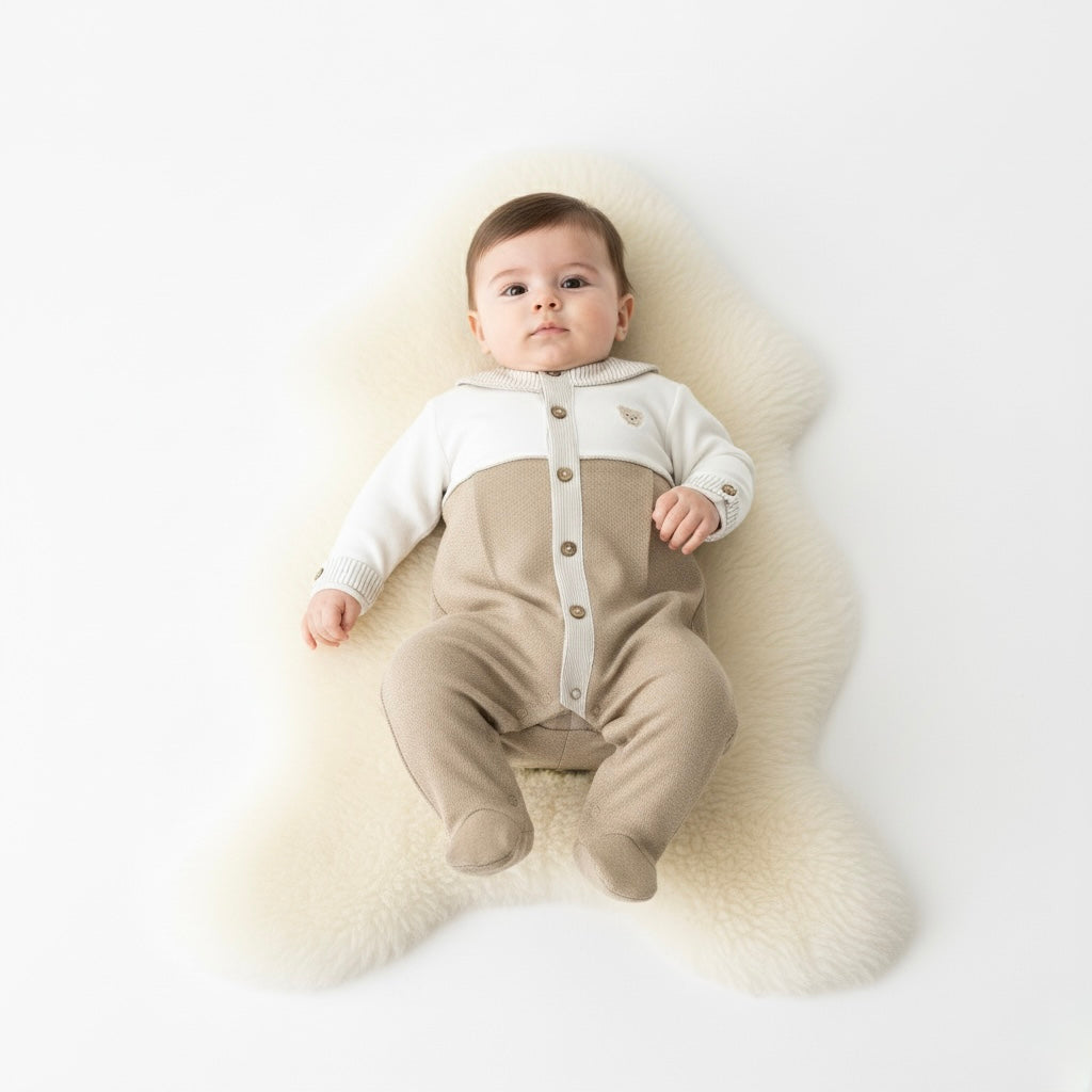 Teddy Collar Romper