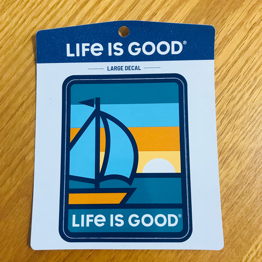 Sunset Sail Decal