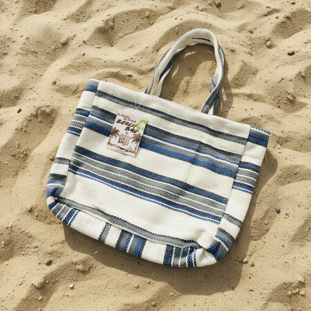 Baja Tote - Natural Azul