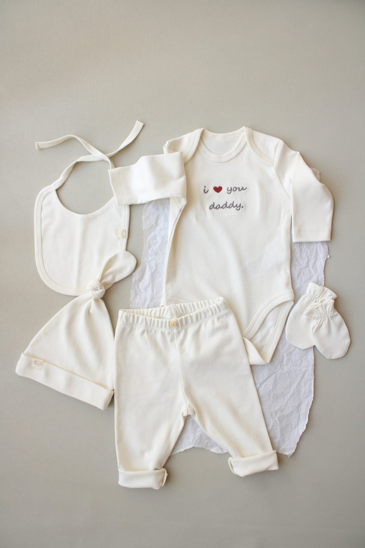 I Love You Daddy Newborn 5 Piece Set
