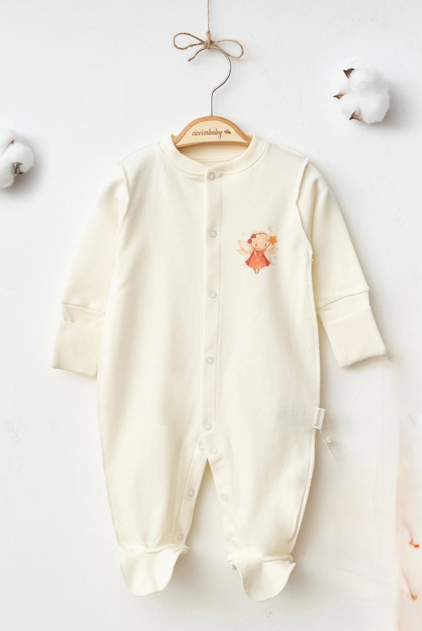 Mini Ecru Fairy Onesie