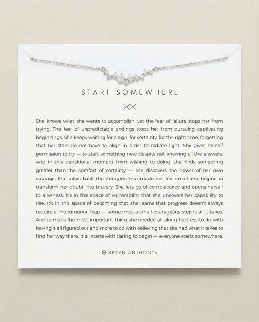 Start Somewhere Necklace