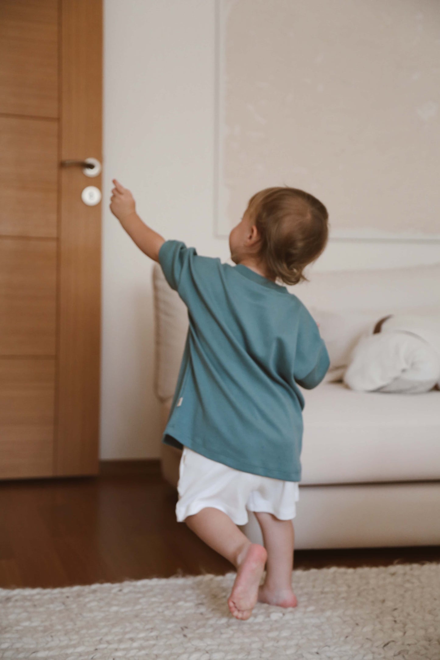 Oversize Basic Teal T-shirt