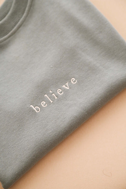 Oversize Basic Teal T-shirt